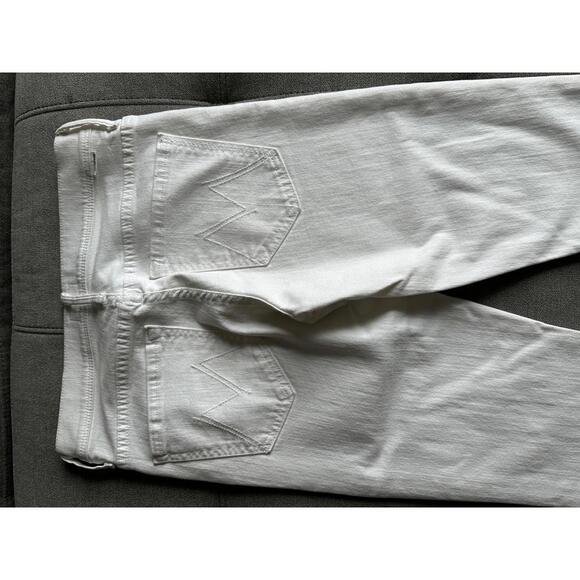 Anthropologie Mother White Flare/Wide Leg Jeans - Picture 11 of 11